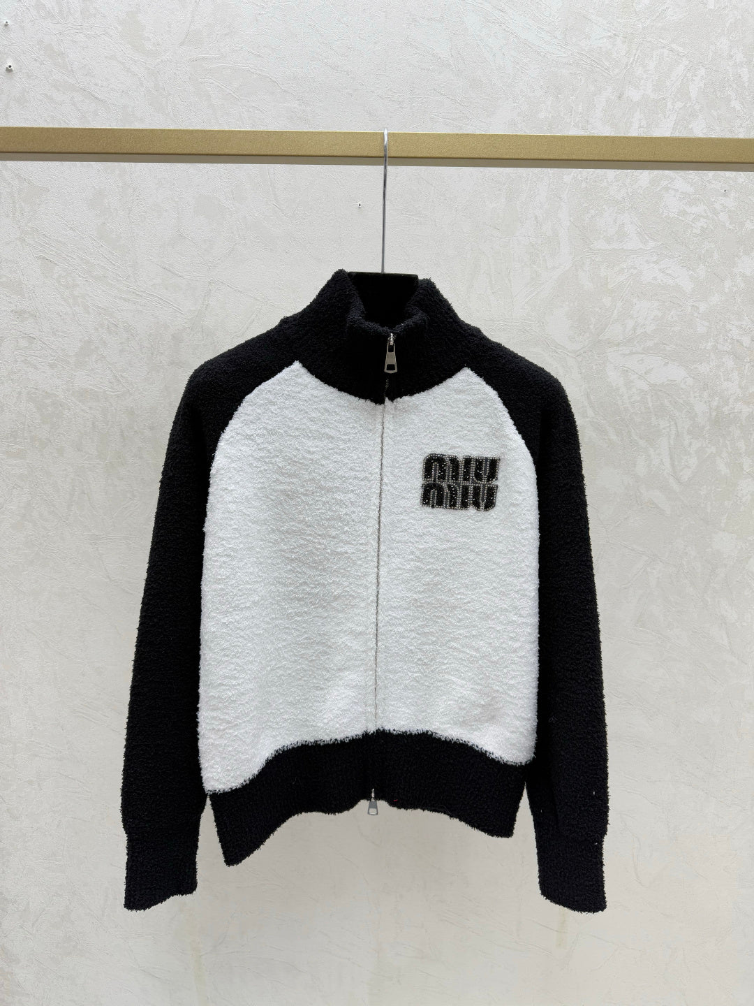 Miumiu 2025 Jacket Red and Black Wool 706677