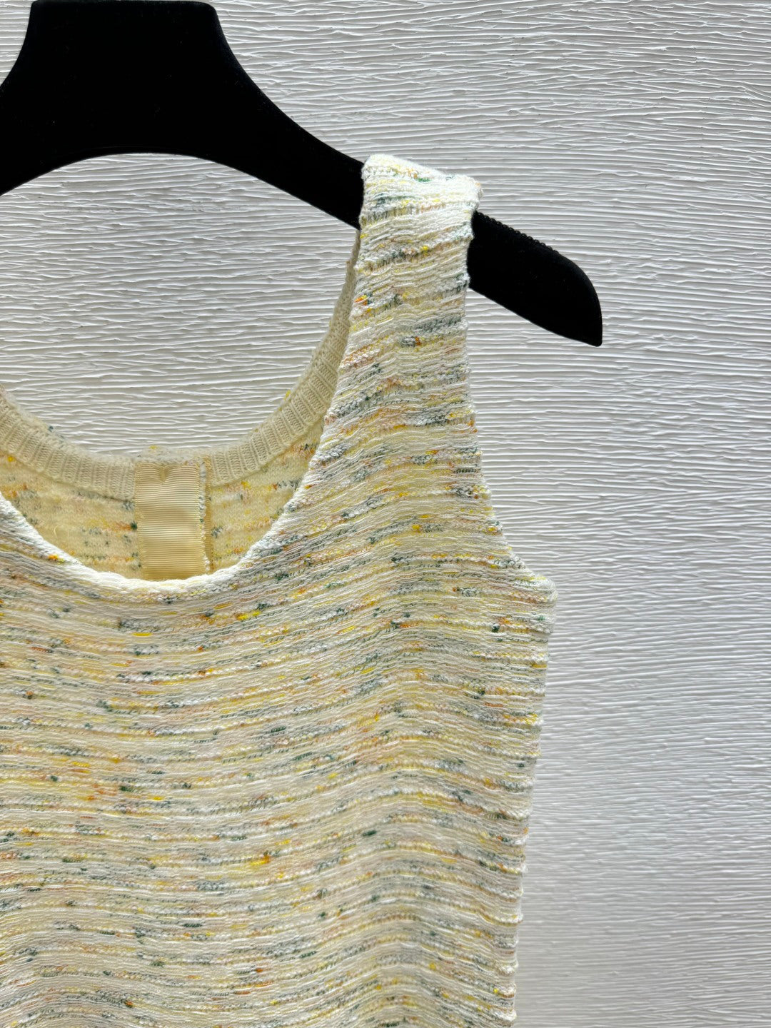 Chanel 2026 Vest Yellow Pink Cotton Wool 397715