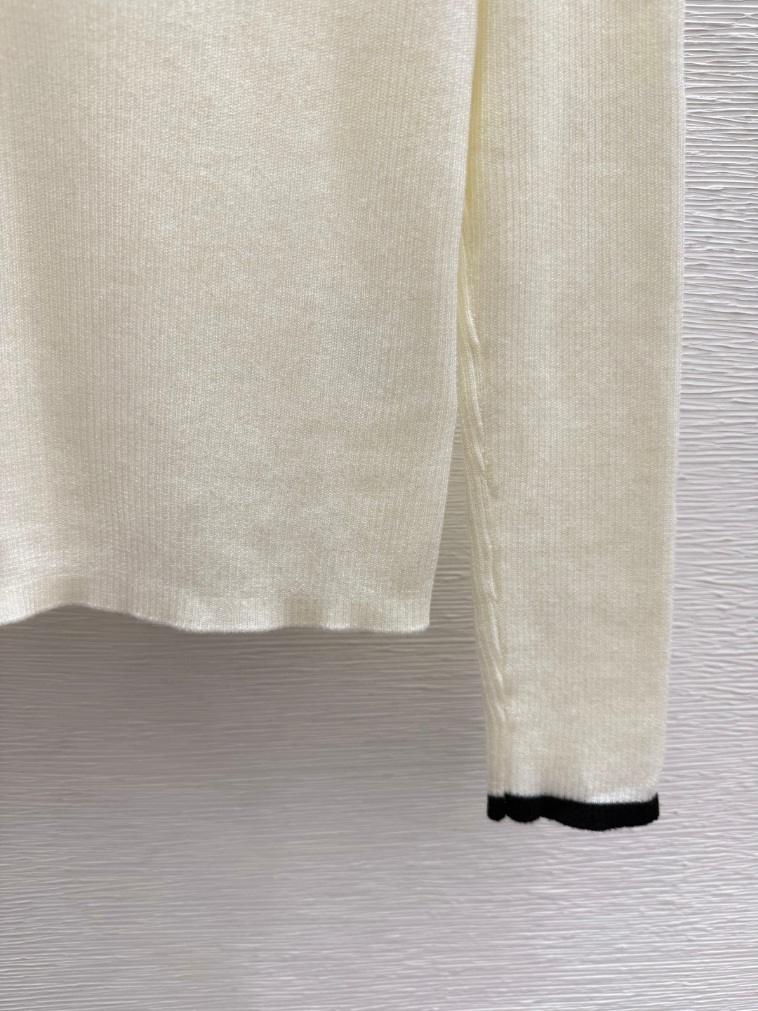 Chanel 2026 Long-sleeved Knitted Polo Shirt Wool 244648