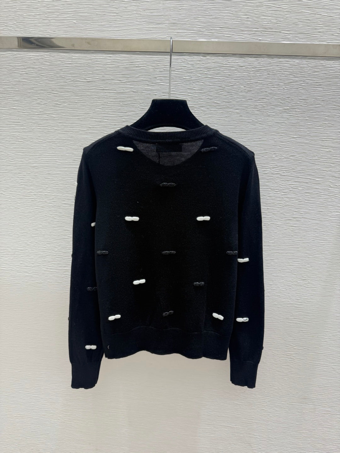 Miumiu 2026 Cardigan With Horizontal Stripes Wool 913384