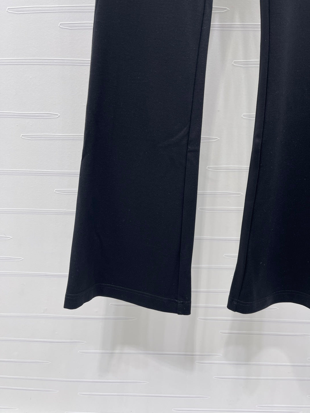 Chanel 2026 Webbing Letter Flared Pants Black Polyamide Rayon 376052