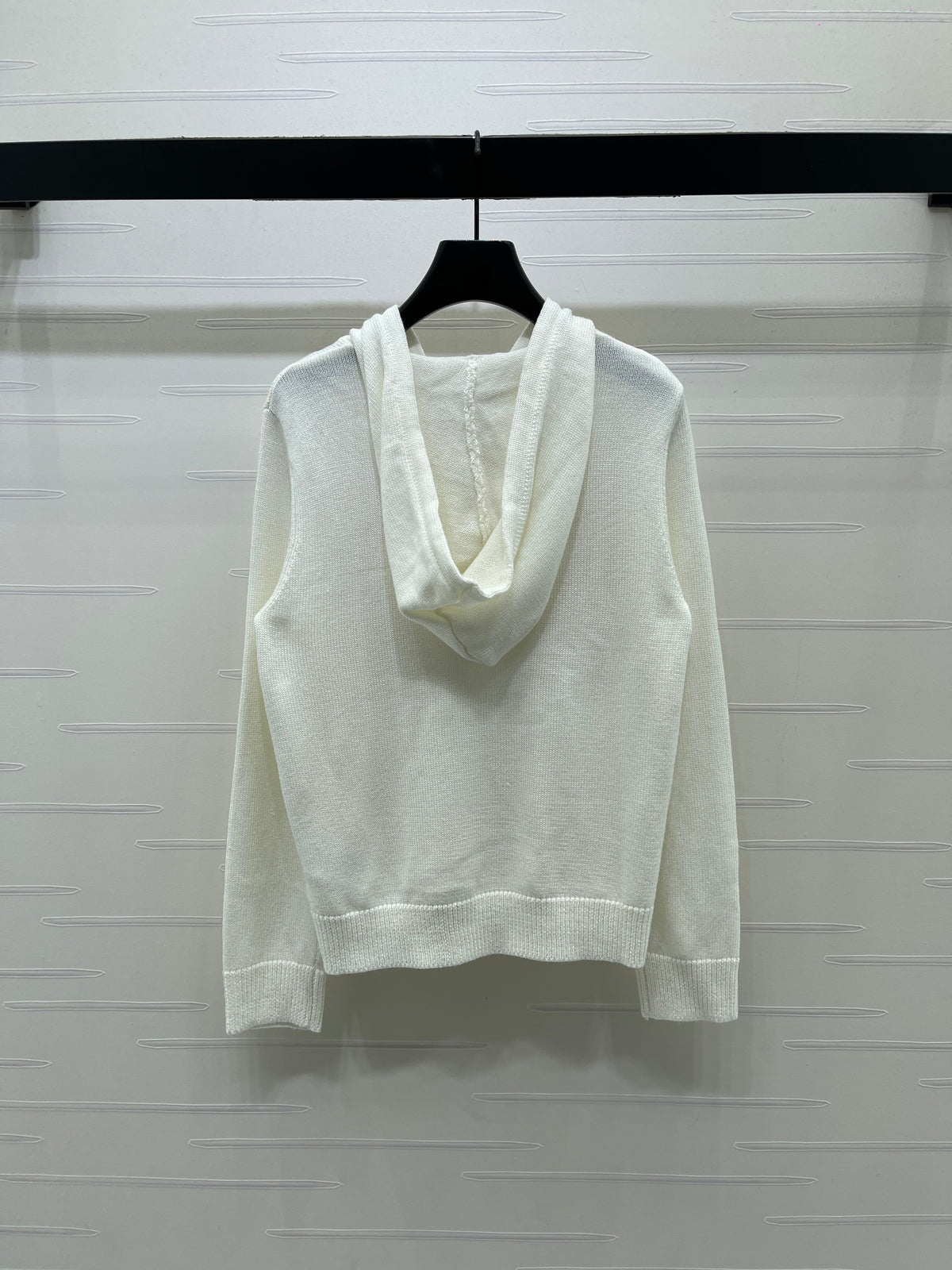 Celine 2026 Long-Sleeve Hooded Sweater Wool 430333