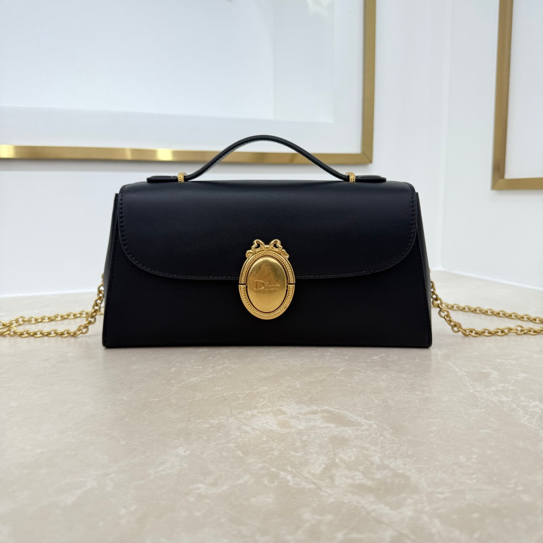 Dior 2026 Medaillon Clutch Multicolors Calfskin 165354