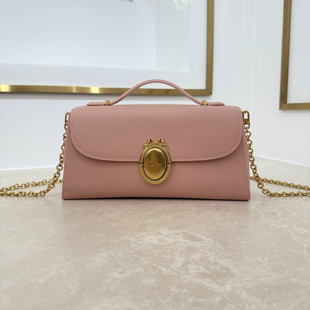 Dior 2026 Medaillon Clutch Multicolors Calfskin 165354