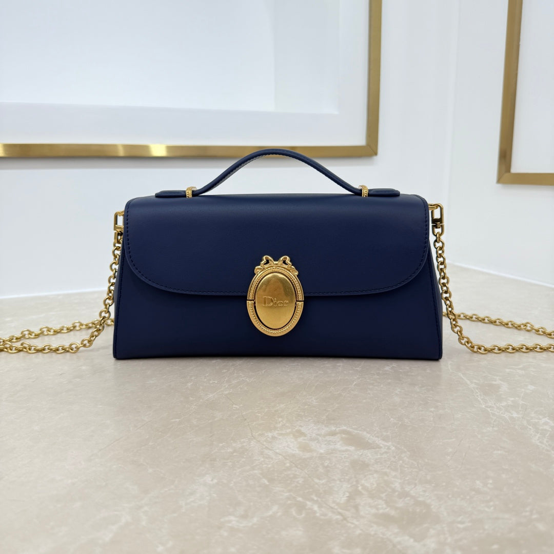 Dior 2026 Medaillon Clutch Multicolors Calfskin 165354