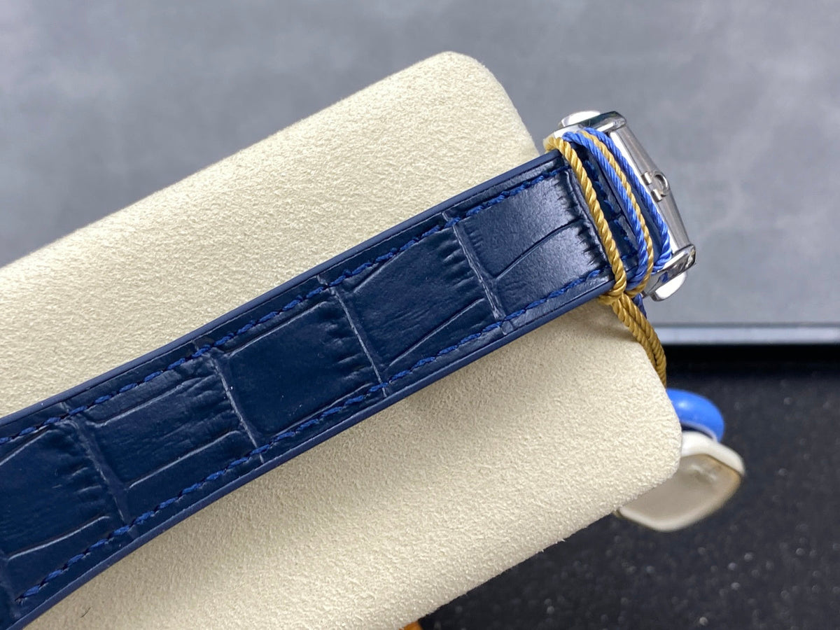 Omega Constellation Co-Axial Master Chronometer 41 mm Blue Dial Leather Strap