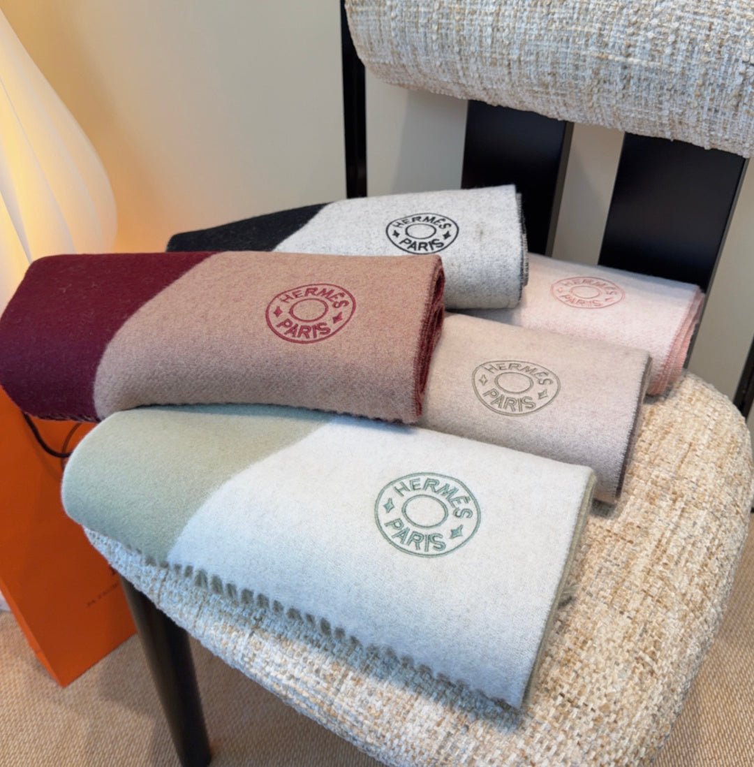 HM Scarf 190 CM Dark Gray Wool 969498