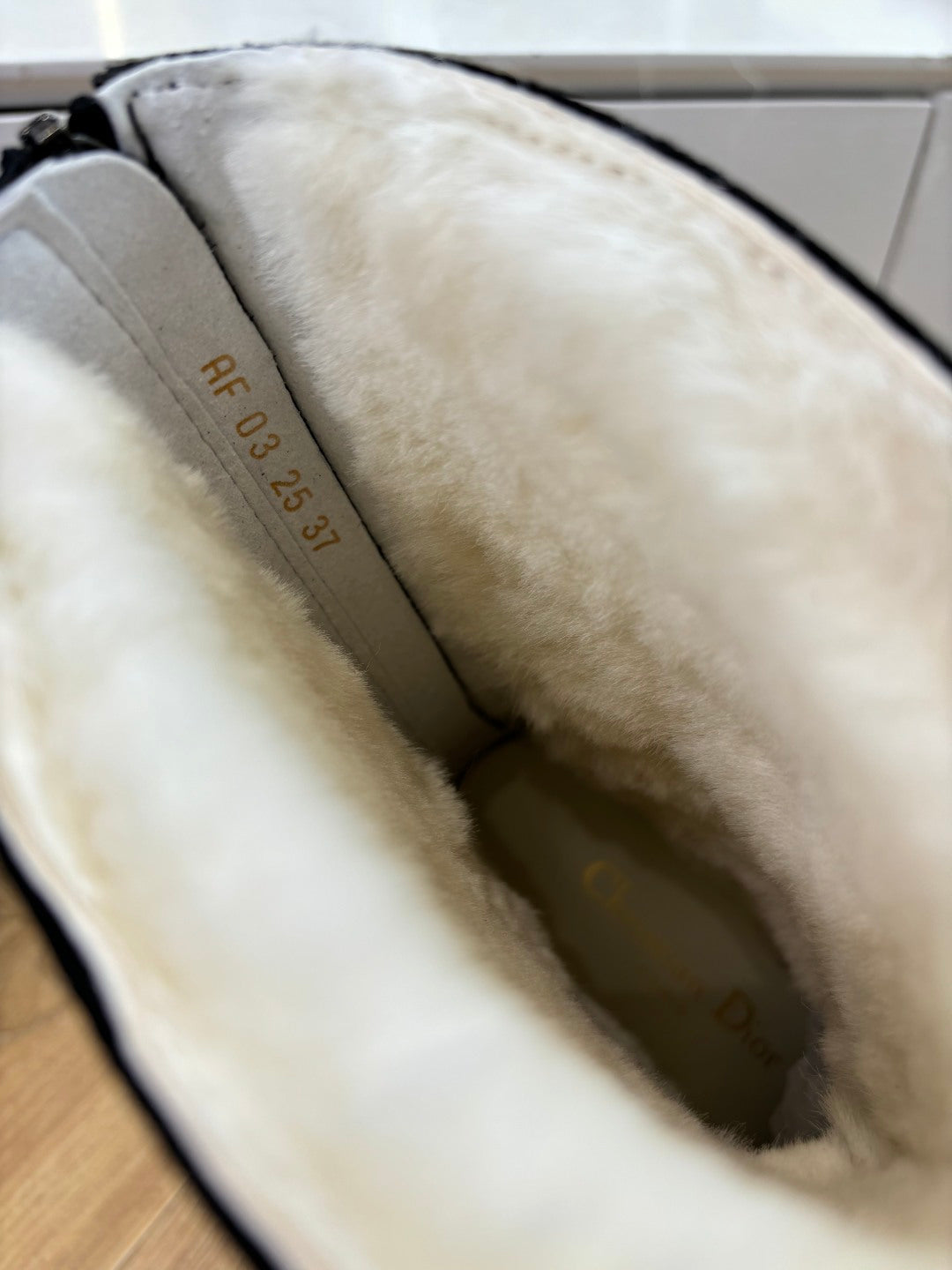 Dior 2026 D-Major Ankle Boots Cowhide Suede 128411