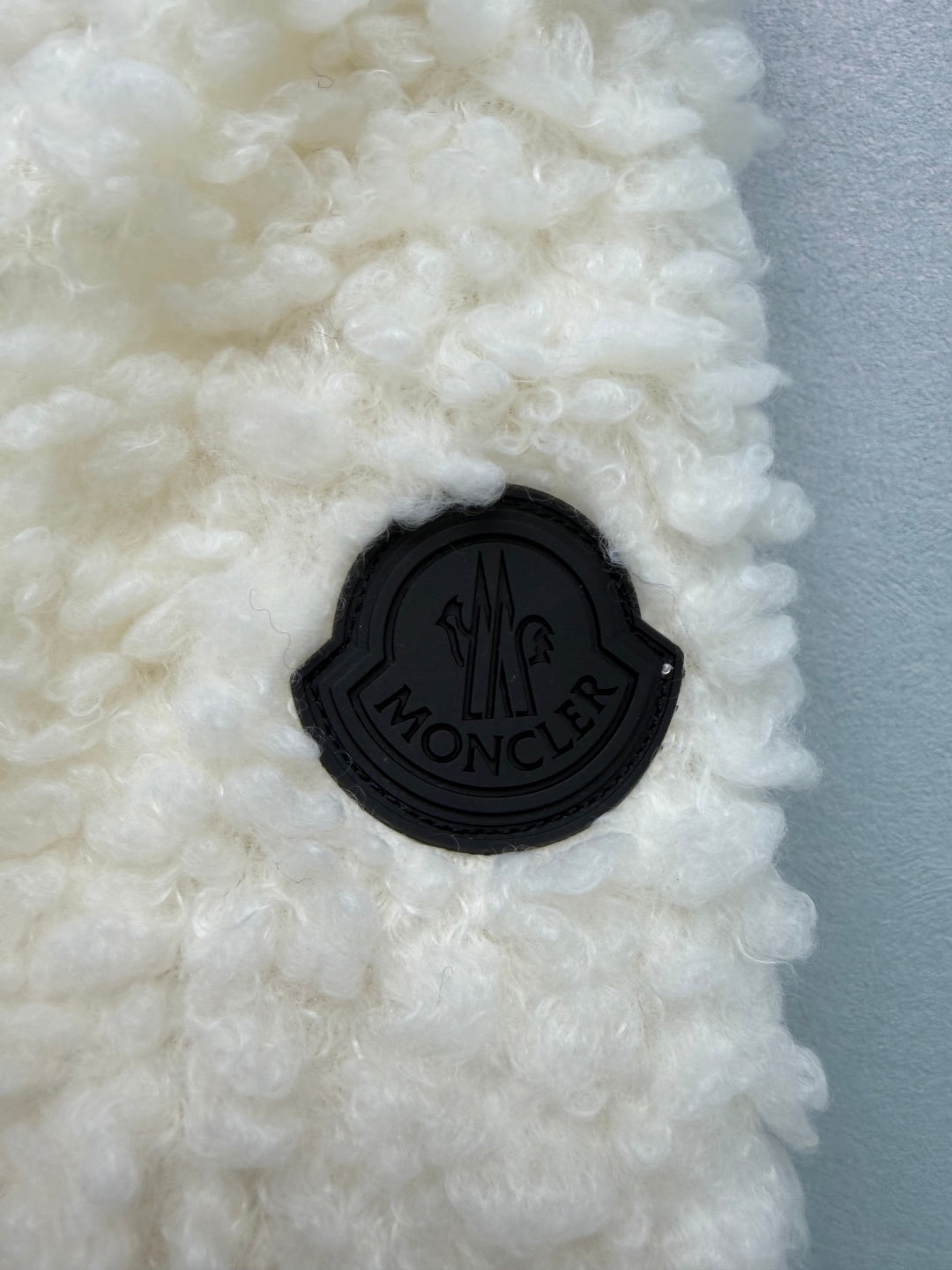 Moncler 2026 Diamond-Quilted Padded Cardigan White Wool Down