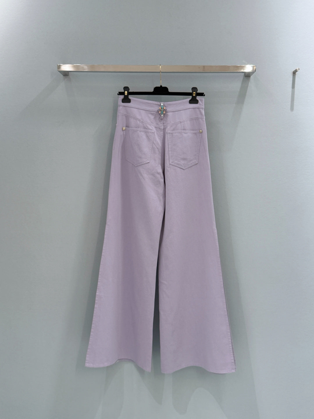 Chanel 2026 Flared Trouser Purple Cotton 267928