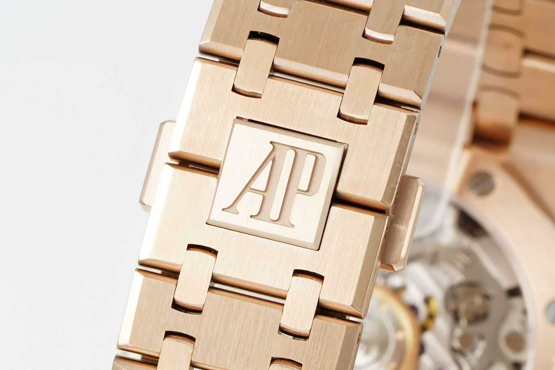 Audemars Piguet Royal Oak Chronograph 41mm Rose Gold White Dial