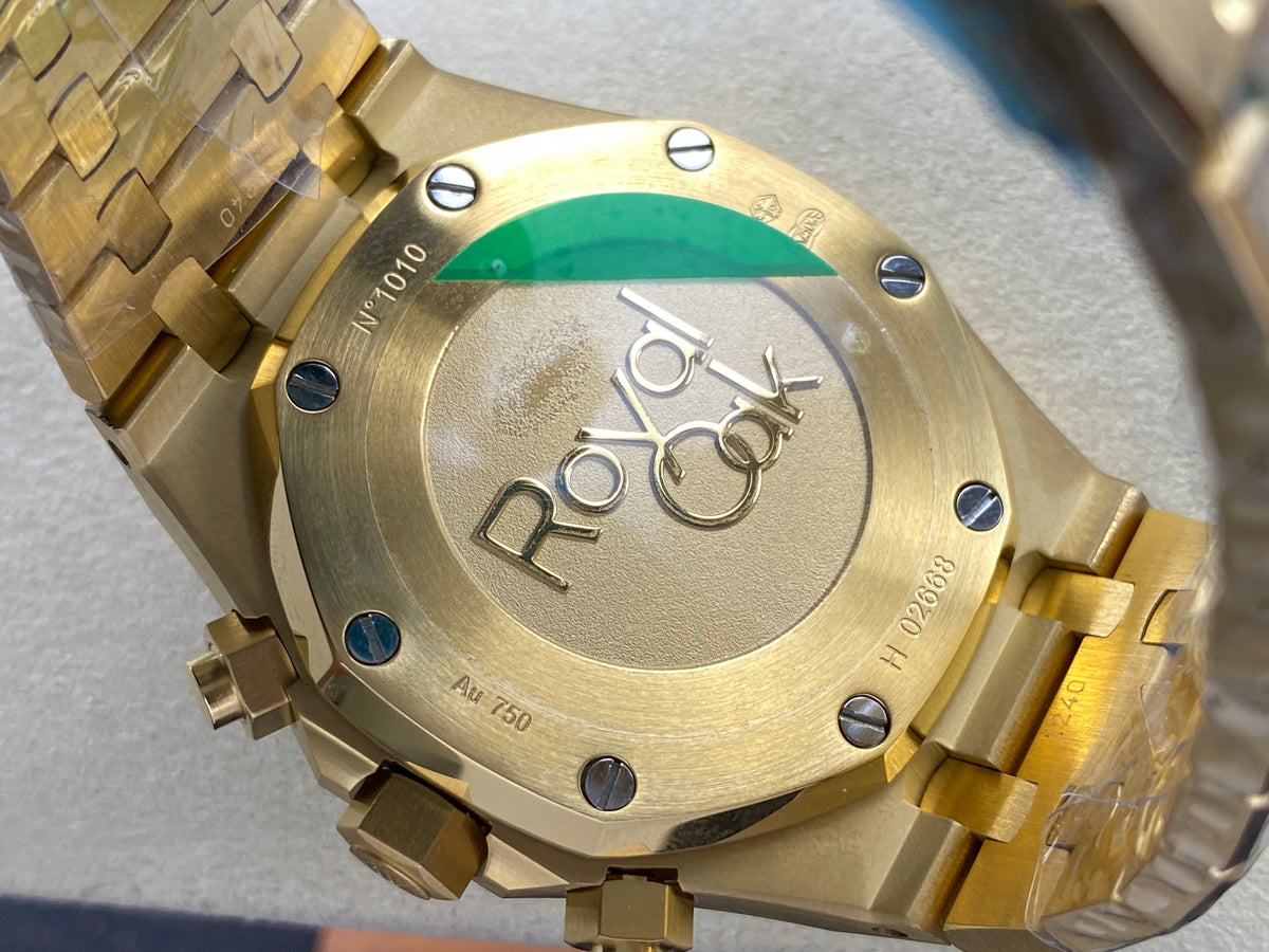 Audemars Piguet Royal Oak Chronograph 41mm Gold Green Dial