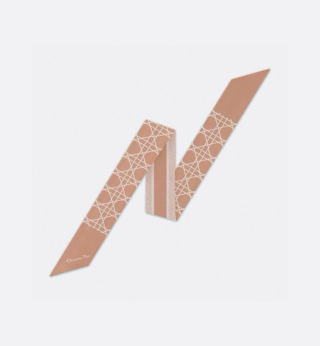 CC  Twilly Mini Scarf 120cm Light Pink Mulberry Silk 945733