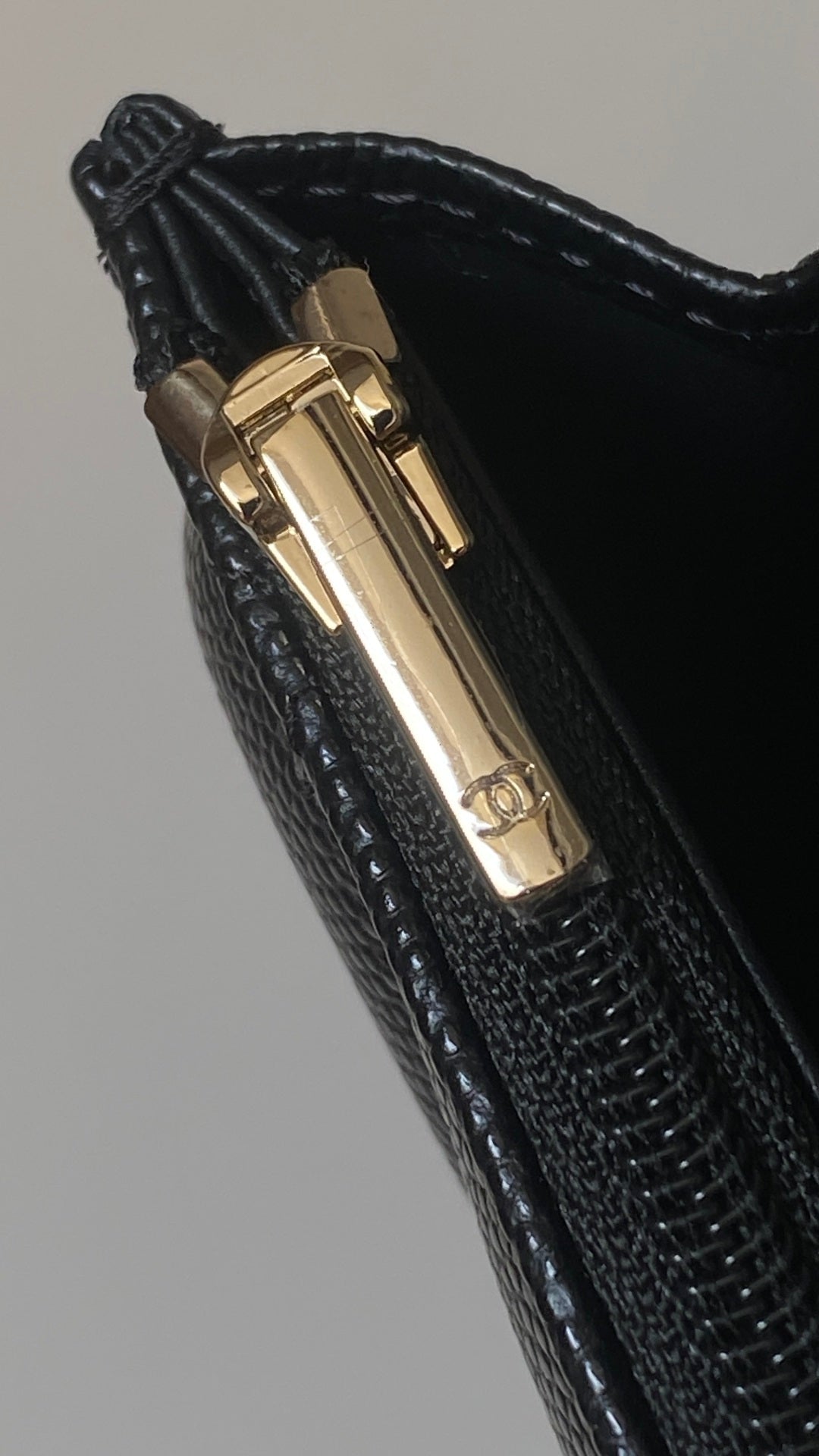 Chanel 25 Bag 18cm Black Lambskin