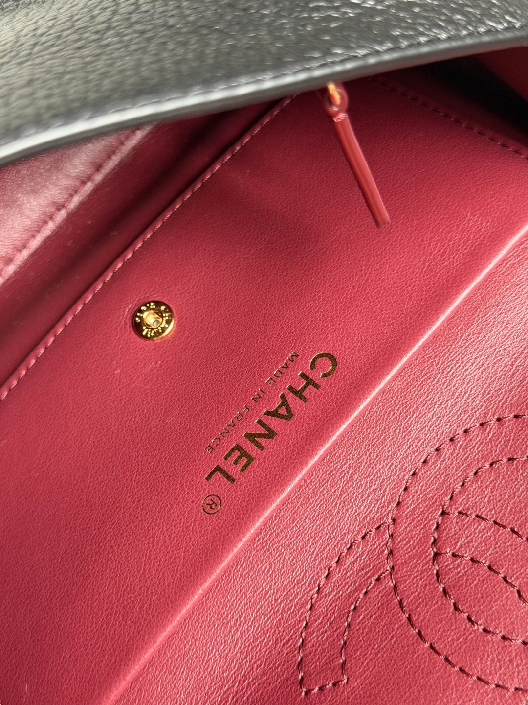 Chanel 2026 Mini Flap Bag 20cm Denim And Grained Calfskin