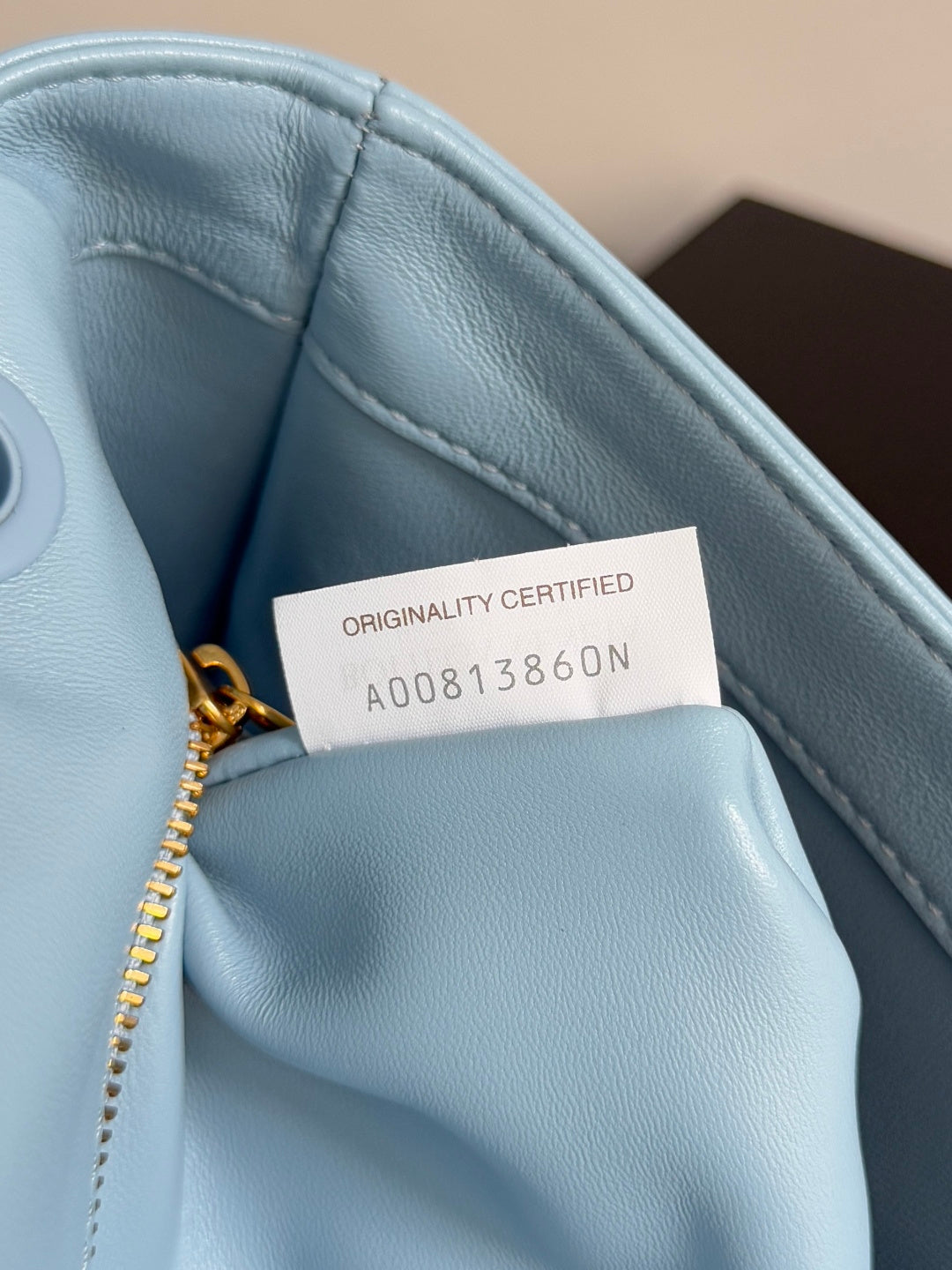 Bottega Veneta 2026 Madison Bag Blue Lambskin 129928