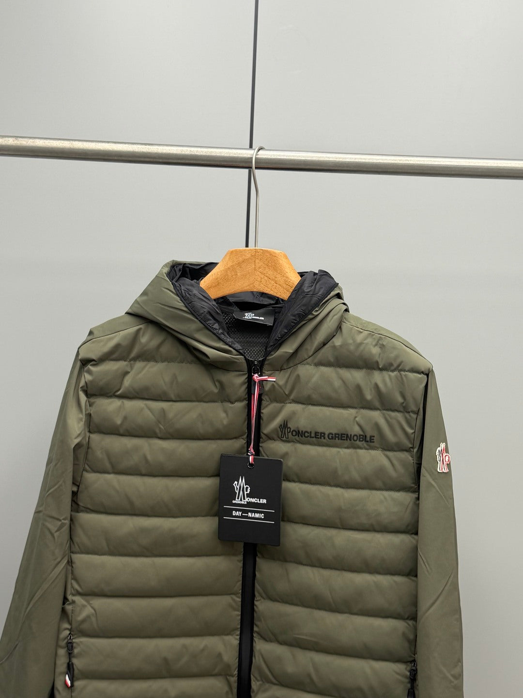 Moncler 2026 Padded Zip-Up Hoodie Jacket Nylon Down