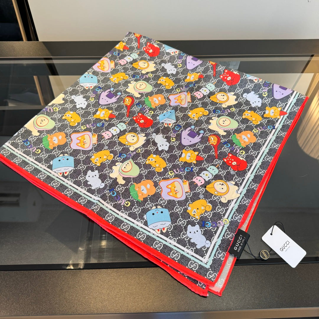 GG Horsebit 135CM  Mutilcolor  Mulberry Silk 272583