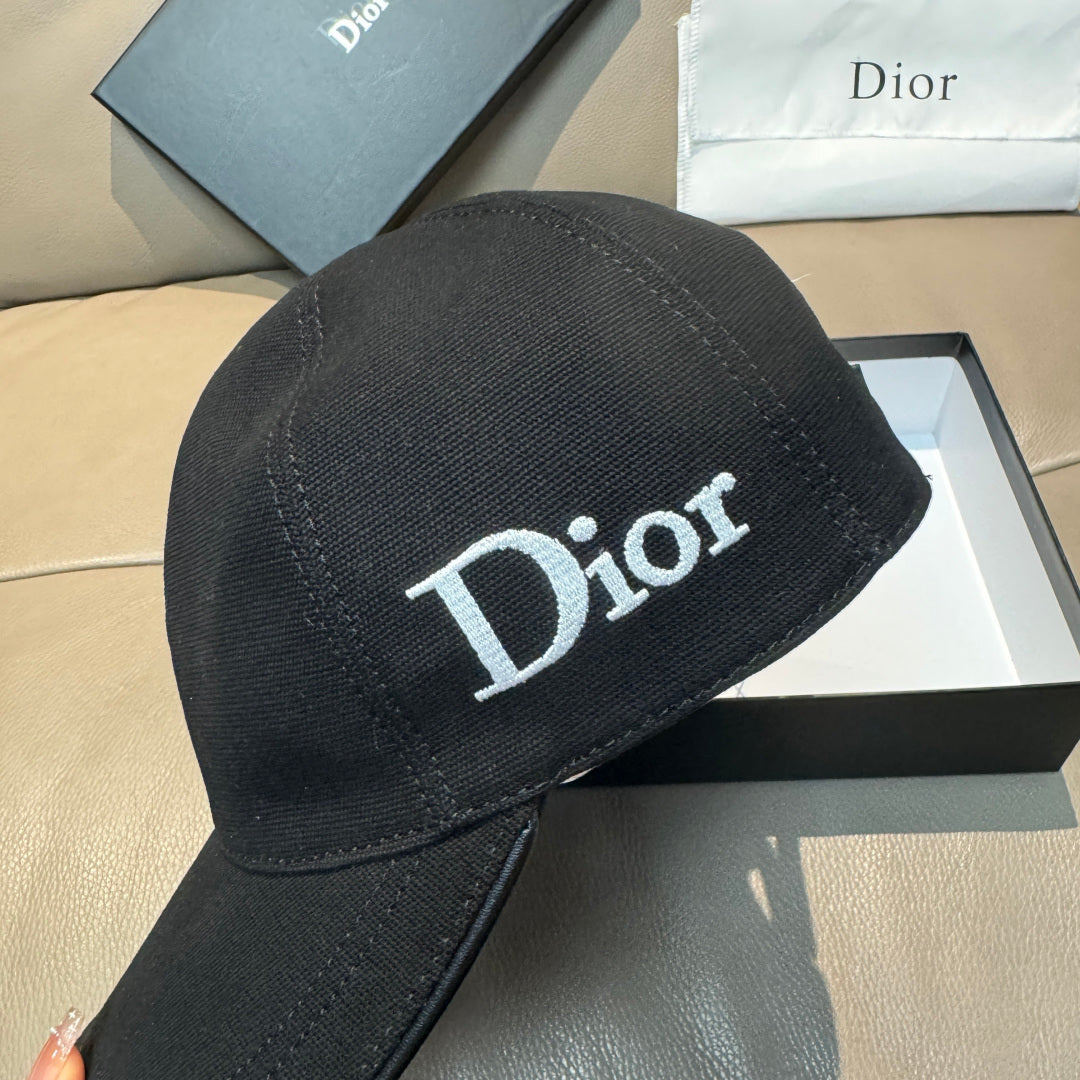 Dior Logo Baseball Cap Cotton 343792