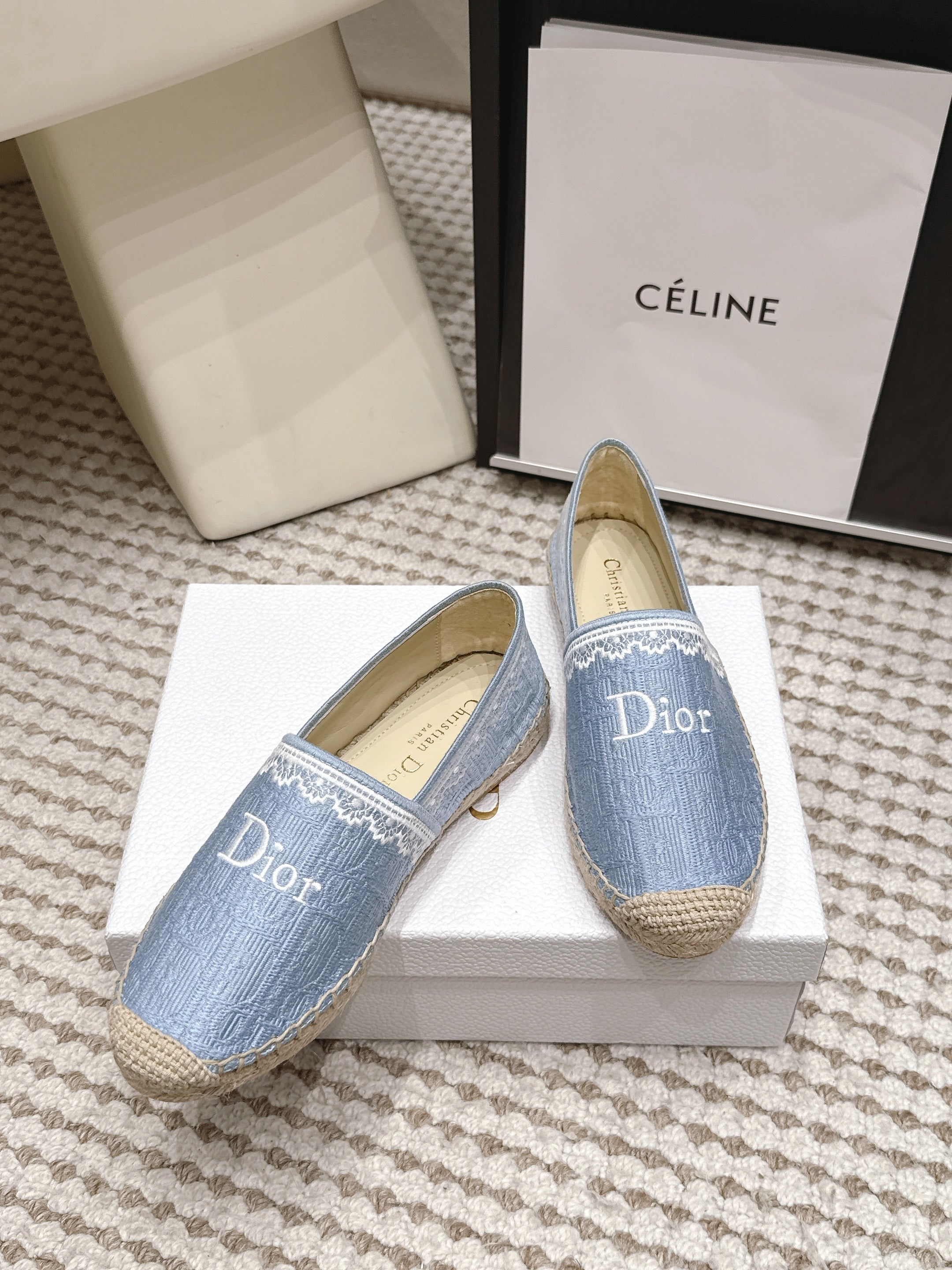 Dior 2026 Embroidered Loafer Canvas 930234