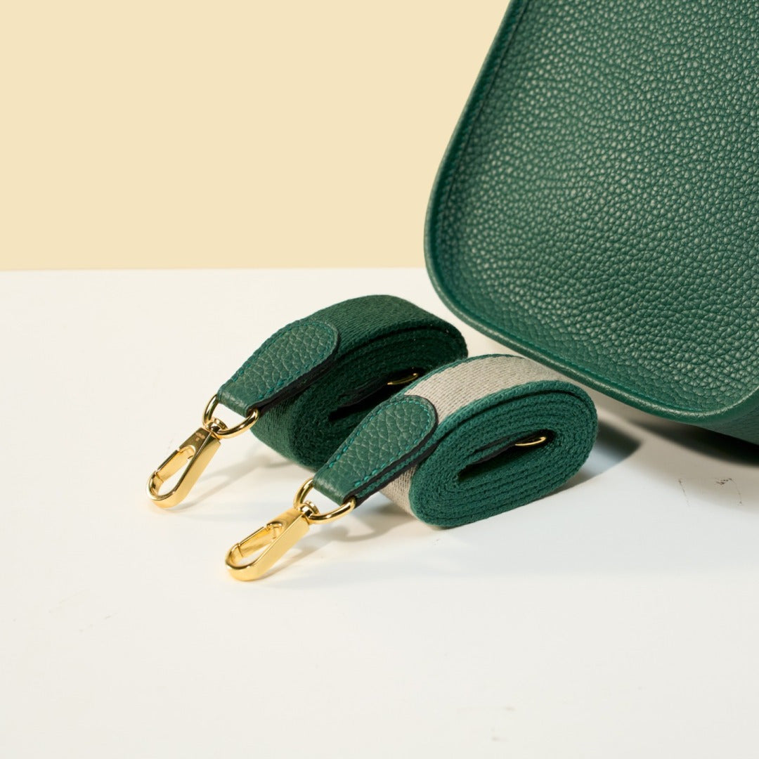 High-end Hermes 2026 Evelyne Bag 17cm Taurillon Clemence Leather 3