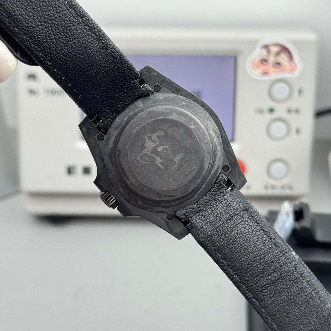 Rolex Submariner Date Custom Carbon Black Green Dial