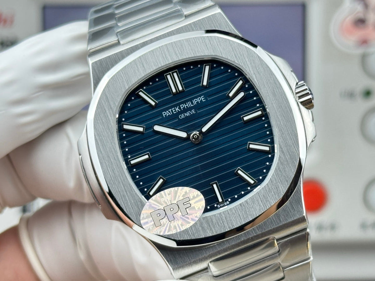 Patek Philippe Nautilus 41mm Blue Dial Steel Strap