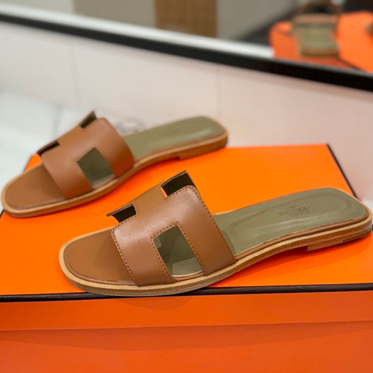 HM Oran Sandal Brown Cowhide 294855