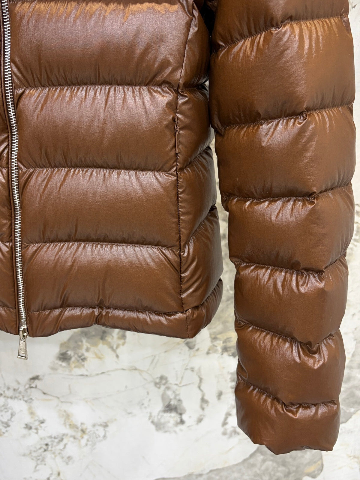 Moncler 2026 Papillon Short Stand Collar Jacket Nylon Down