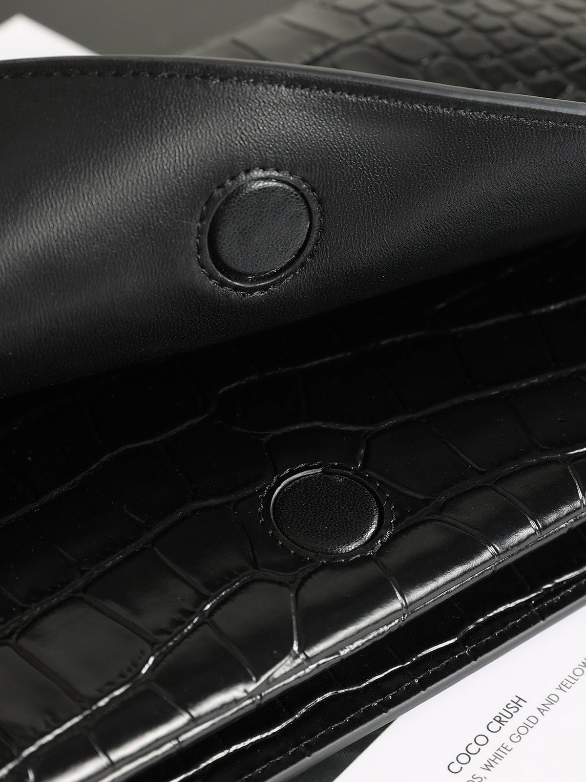 Chanel 2026 Vanity Clutch Bag 30cm Crocodile Embossed Leather