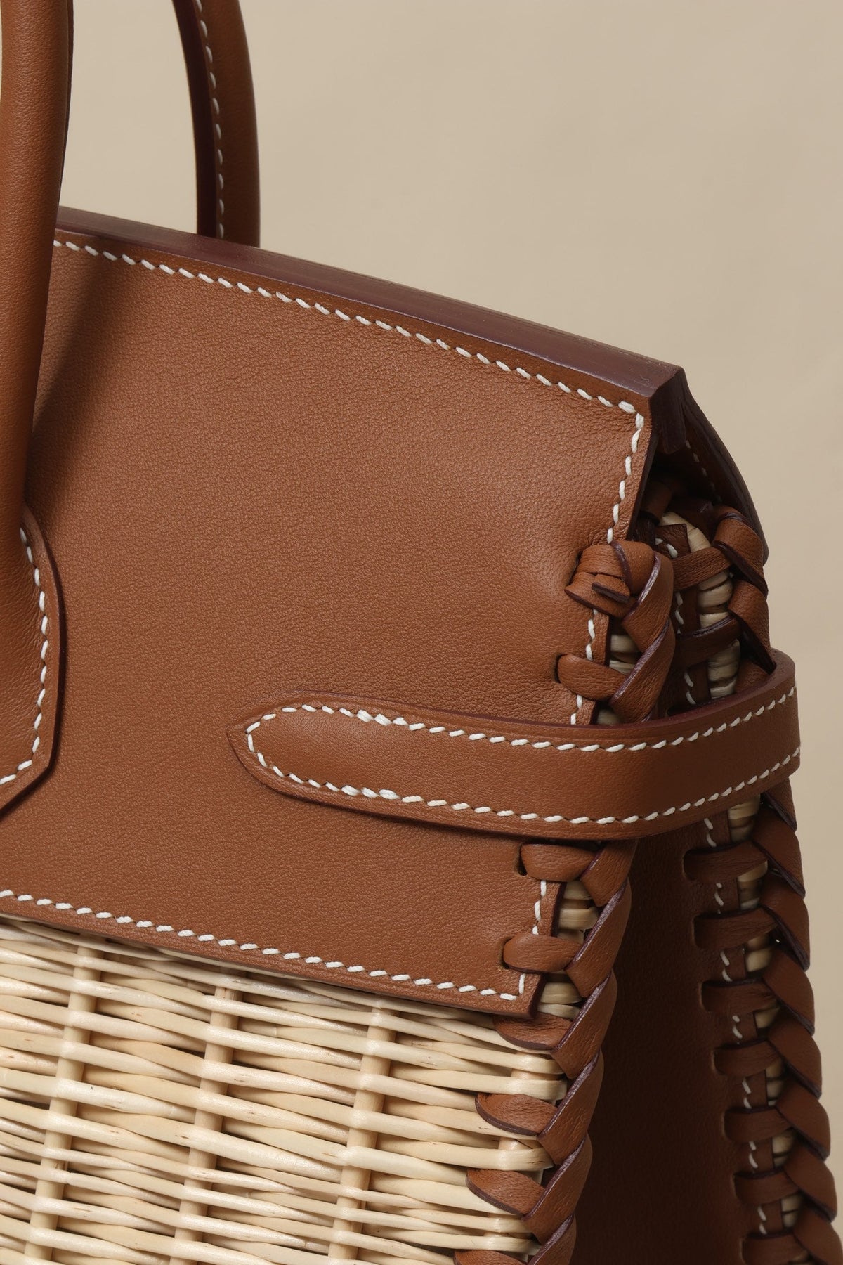 High-end Hermes 2026 Birkin Picnic Bag 25cm Swift Rattan