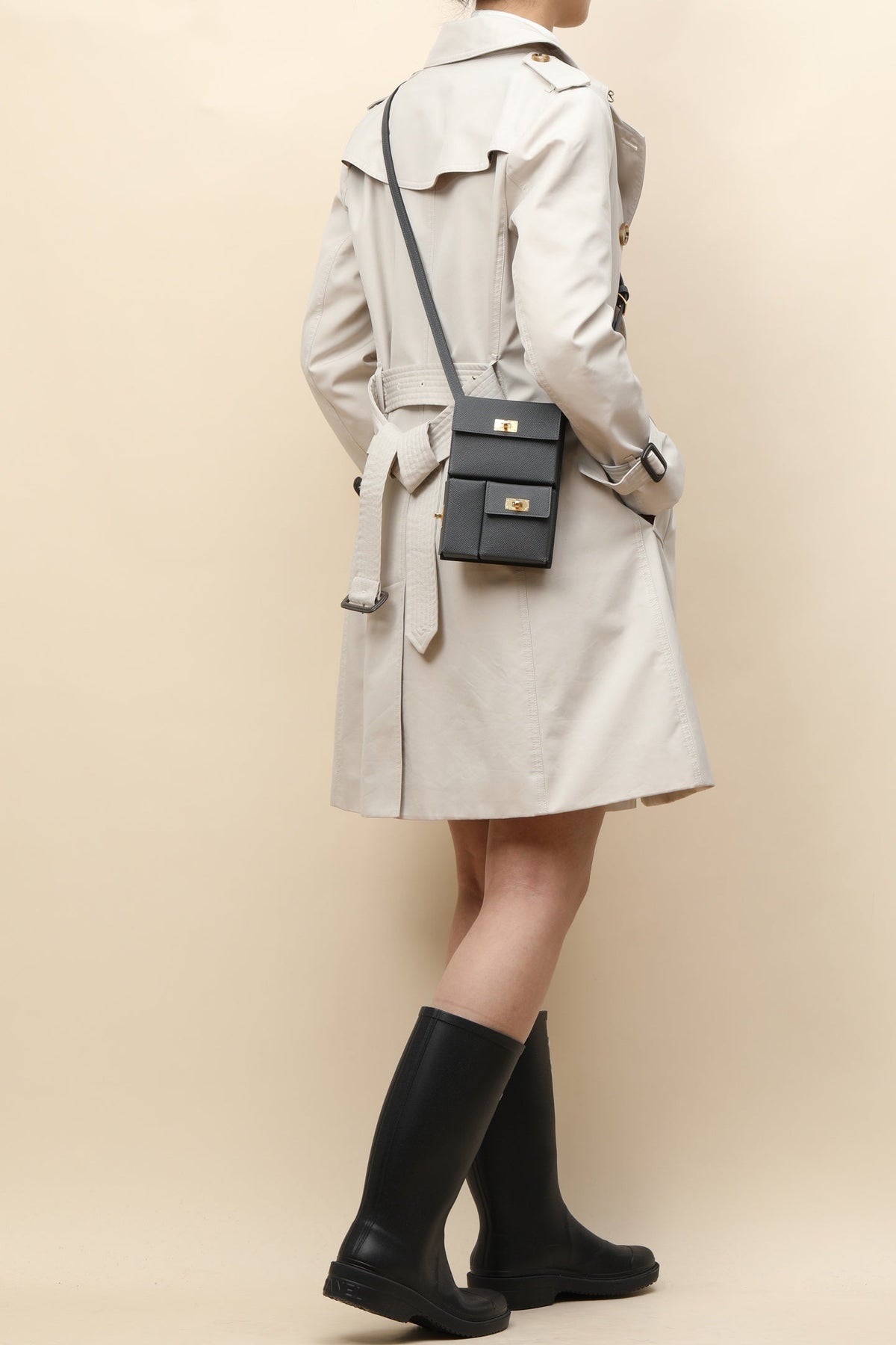 High-end Hermes 2026 Kelly Multipocket To Go Clutch 17.5cm Epsom Leather