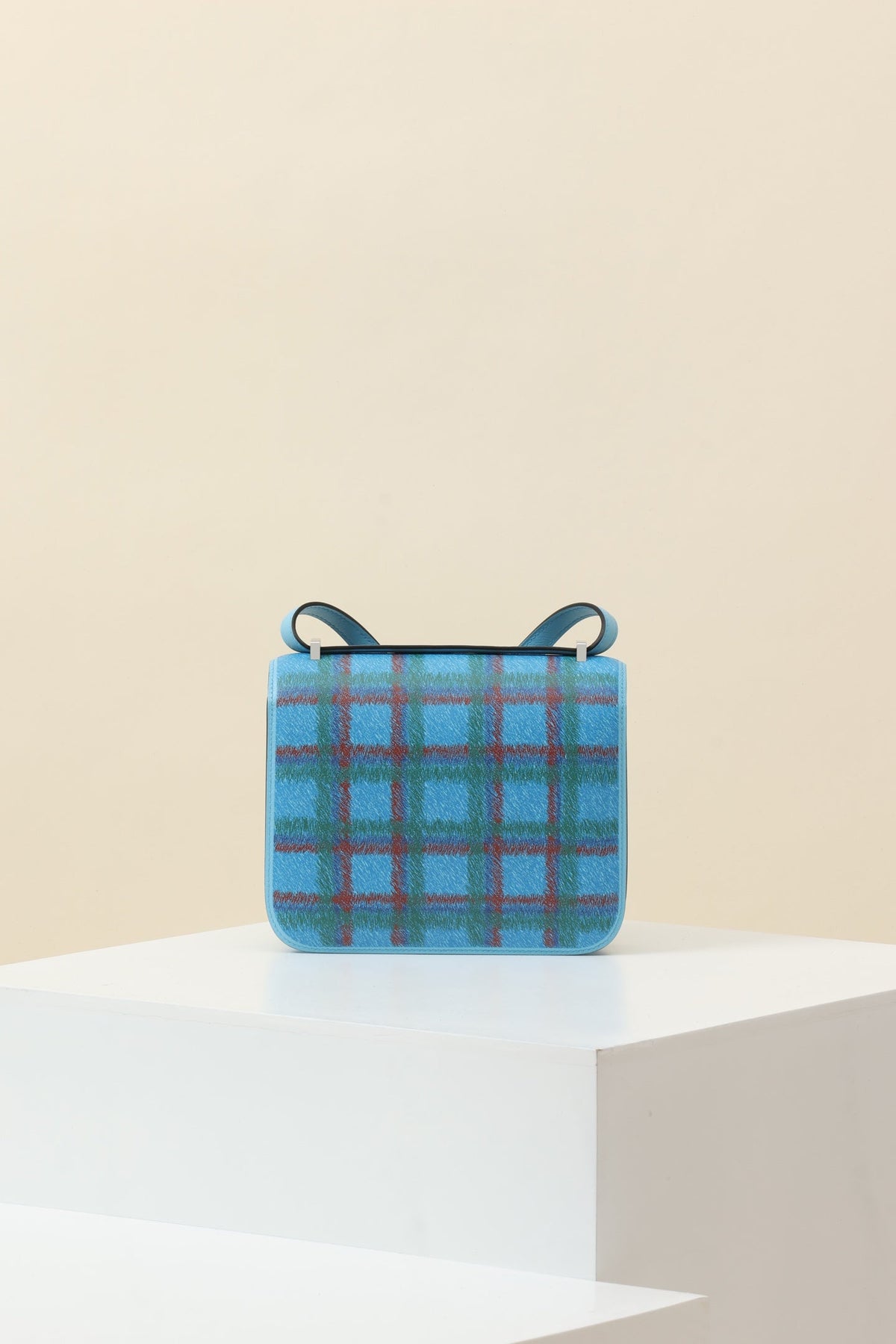 High-end Hermes 2026 Constance 18 Tartan Bag Swift Leather