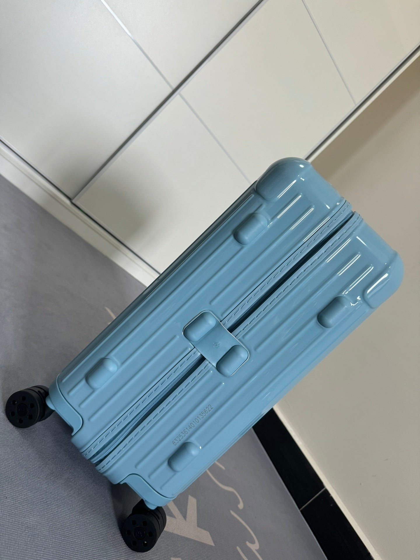 Rimowa 2025 Essential Suitcase Glacier Blue Polycarbonate 274073