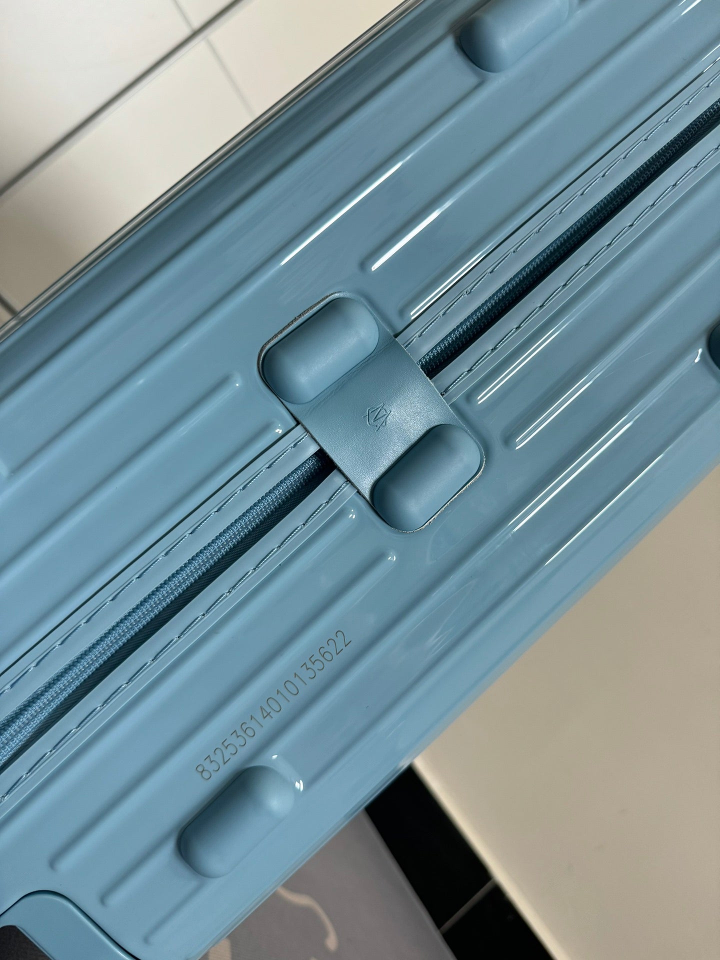 Rimowa 2025 Essential Suitcase Glacier Blue Polycarbonate 274073