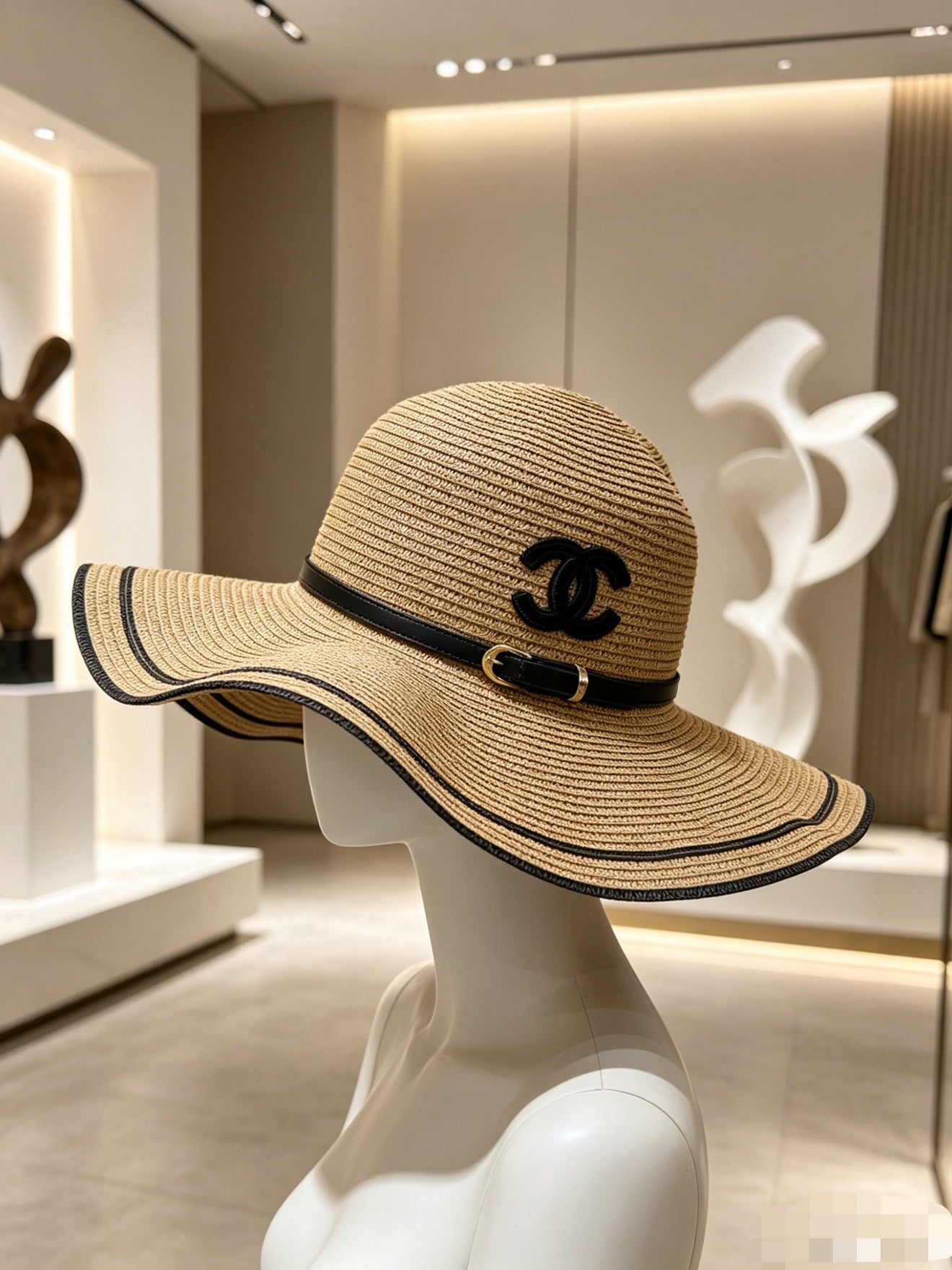 Chanel Straw Hat 380742