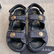 Chanel 2026 Velcro Sandals Fabric 977384