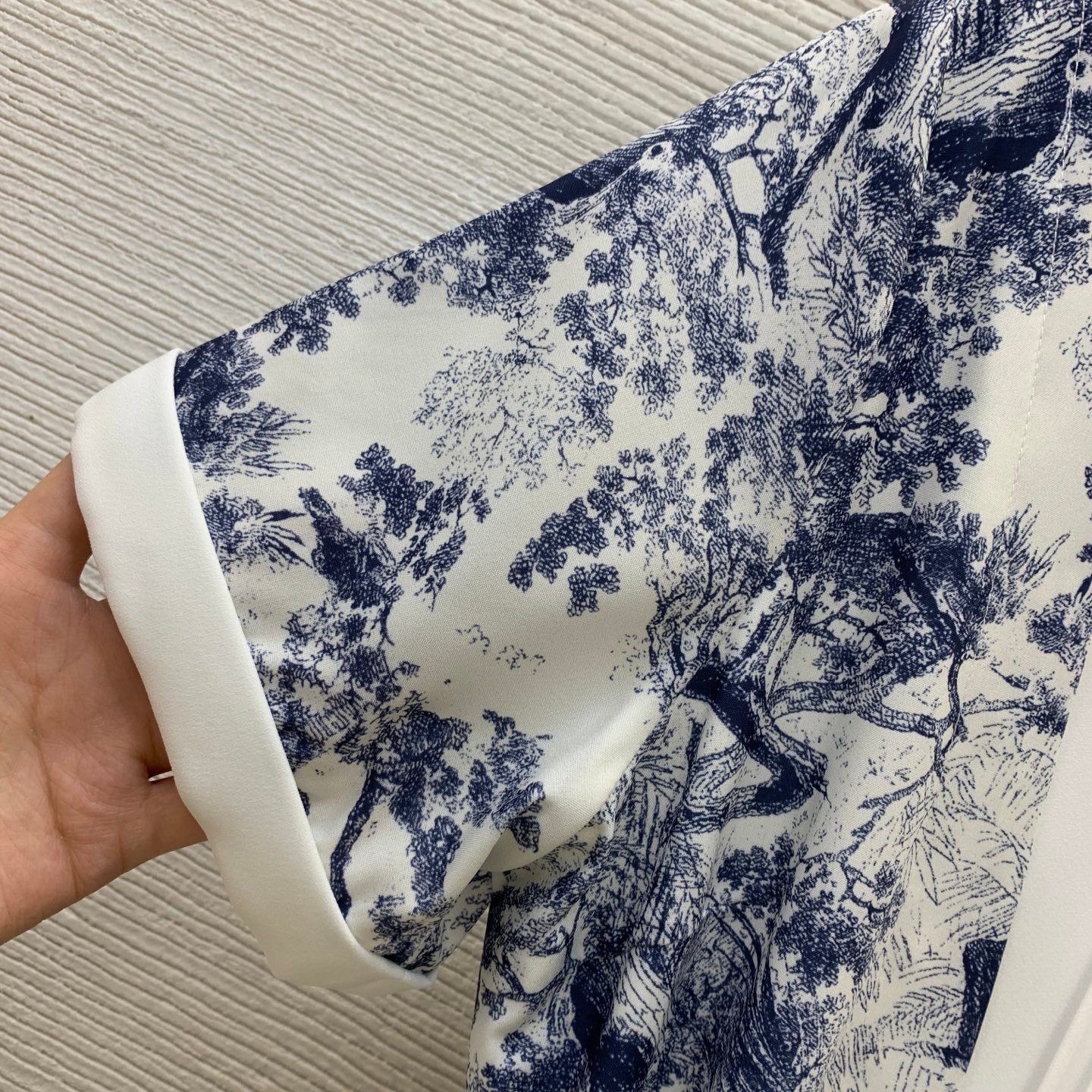 Dior 2026 Dress White Blue Cotton 399943