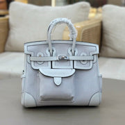 High-end Hermes 2026 Birkin Cargo 25cm Swift Leather Canvas