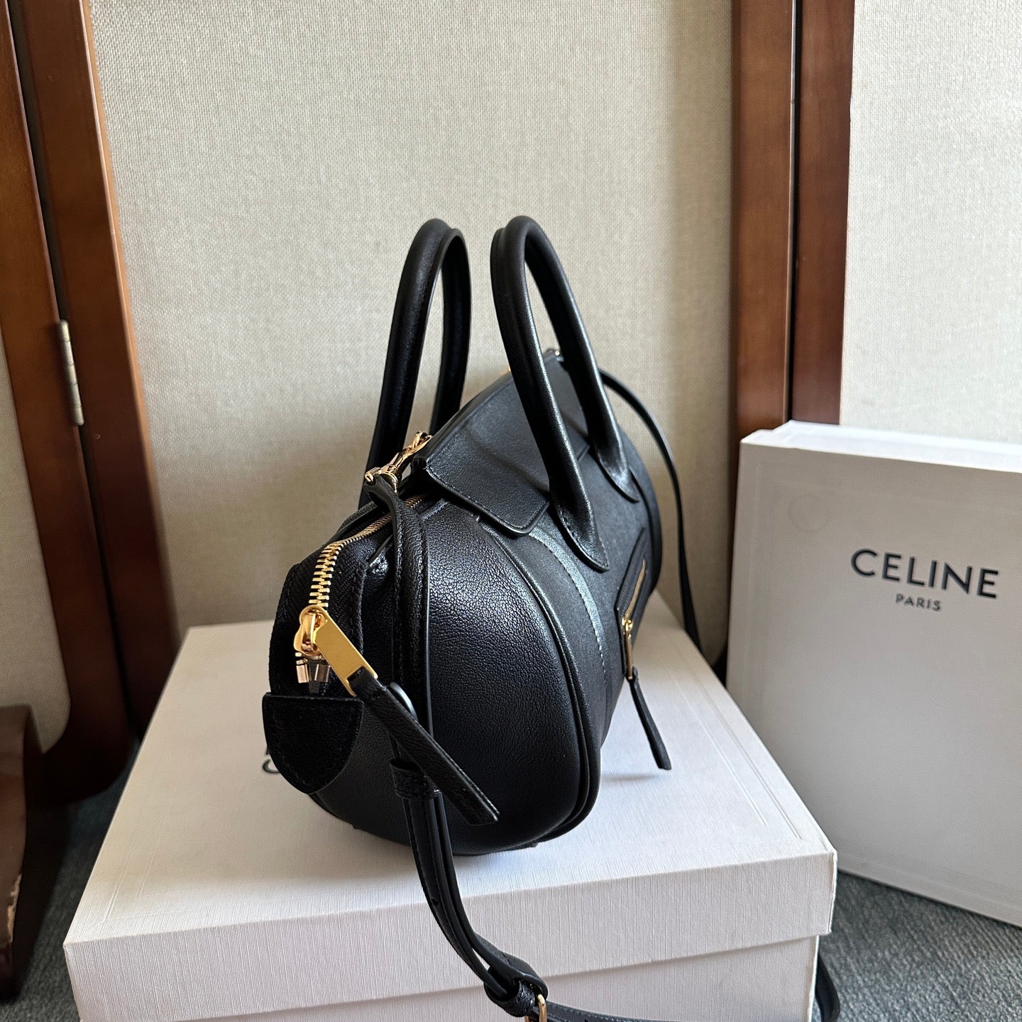 Celine 2026 Luggage Shiny Lambskin 276248
