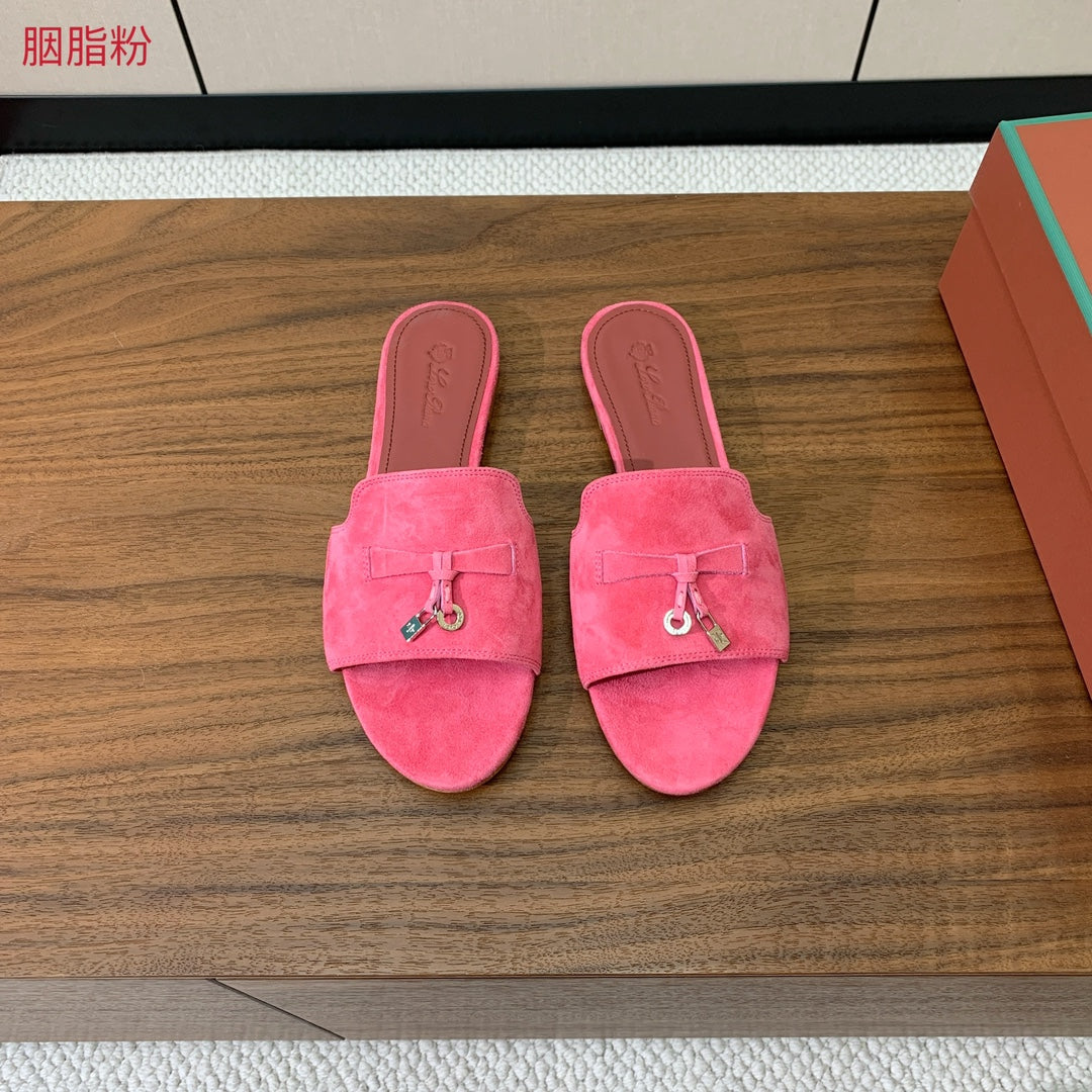 LP Summer Charms Sandal French Fuchsia Suede 220445