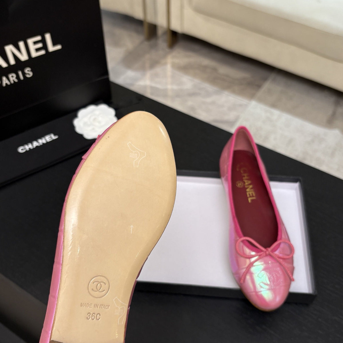 Chanel 2026 Two-Tone Shoe Cowhide 168113