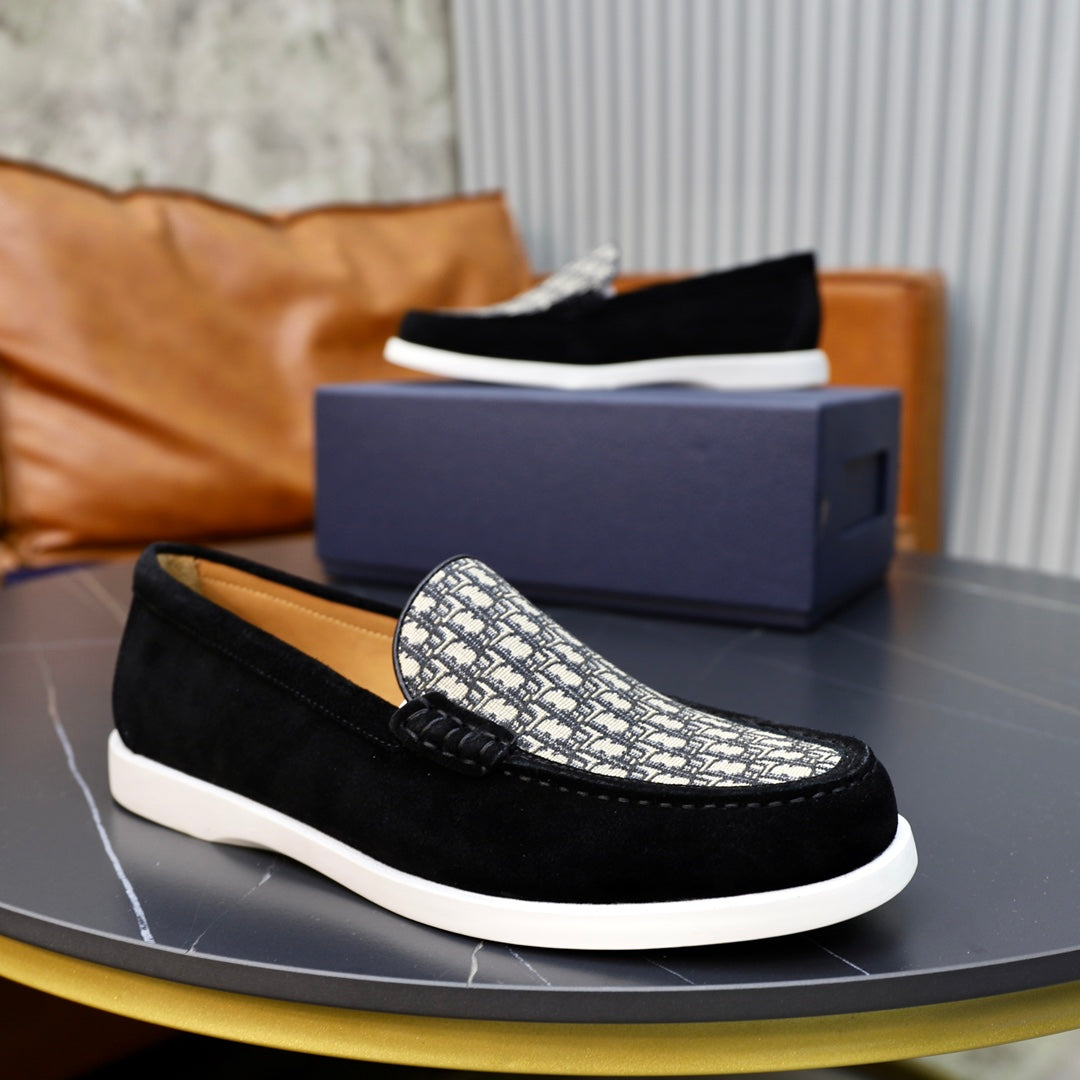 CD GRANVILLE BASIC LOAFER BLACK-WHITE JACQUARD