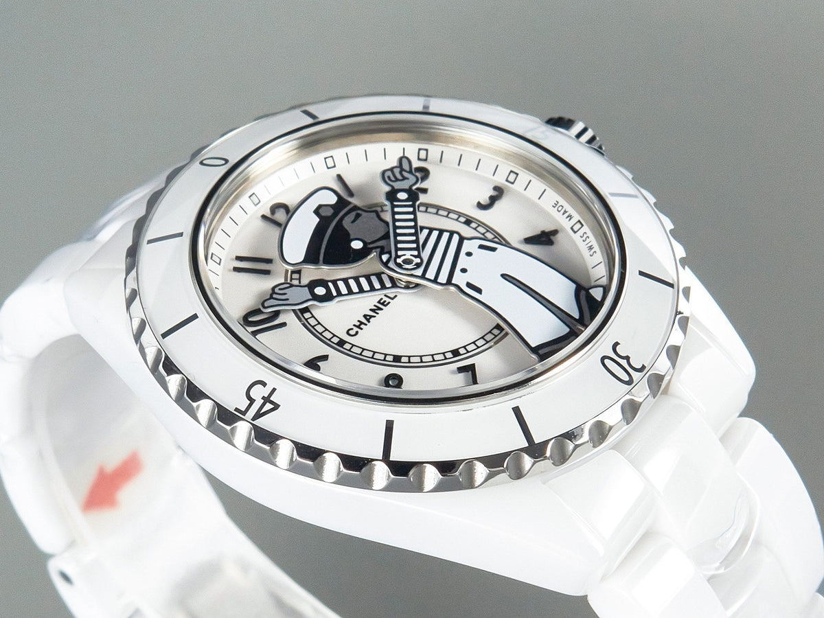J12 38mm Mademoiselle Automatic White Ceramic