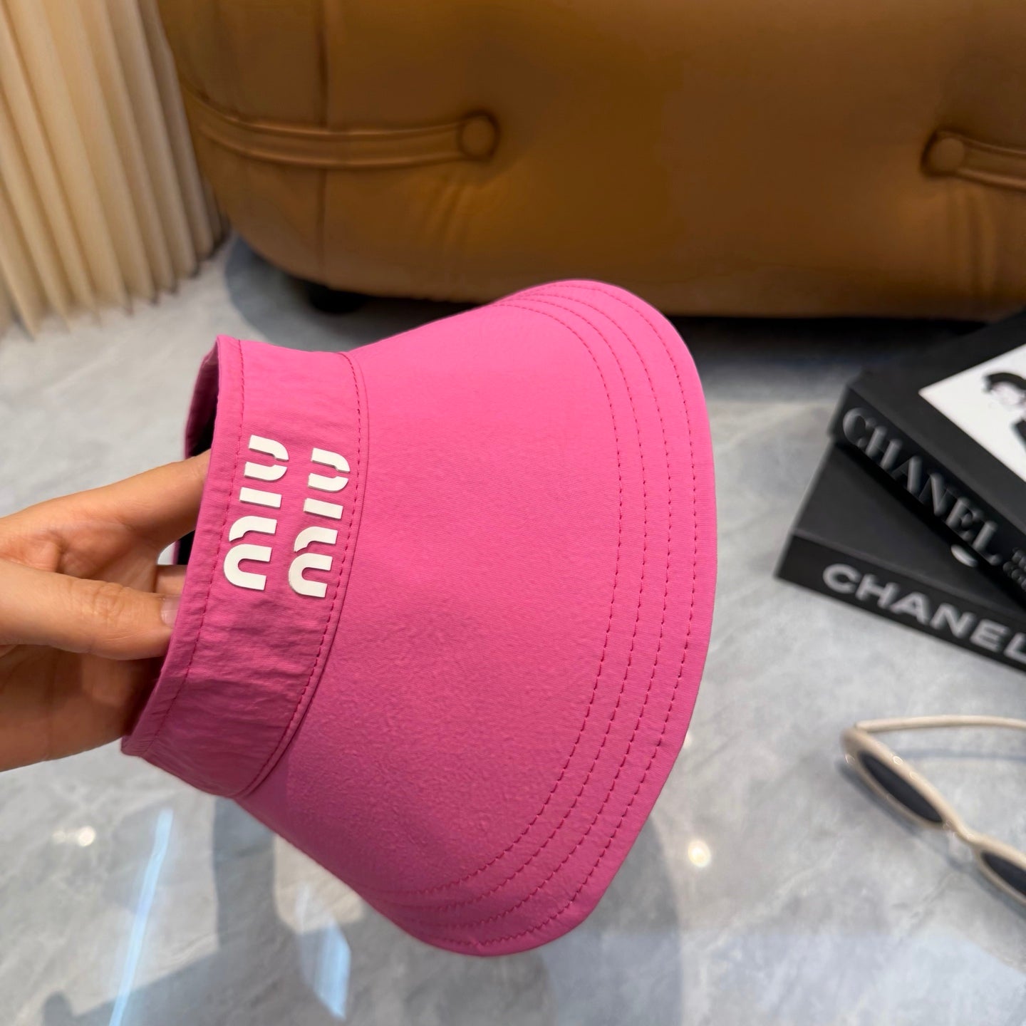 Miumiu Multicolor Visor Hat 413032