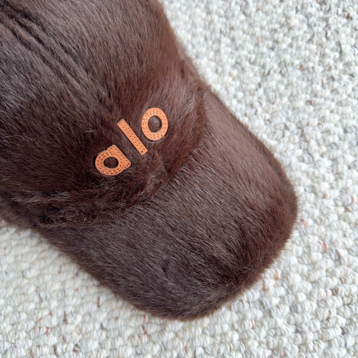 Alo Yoga Plush Fabric Baseball Cap Hat 515570