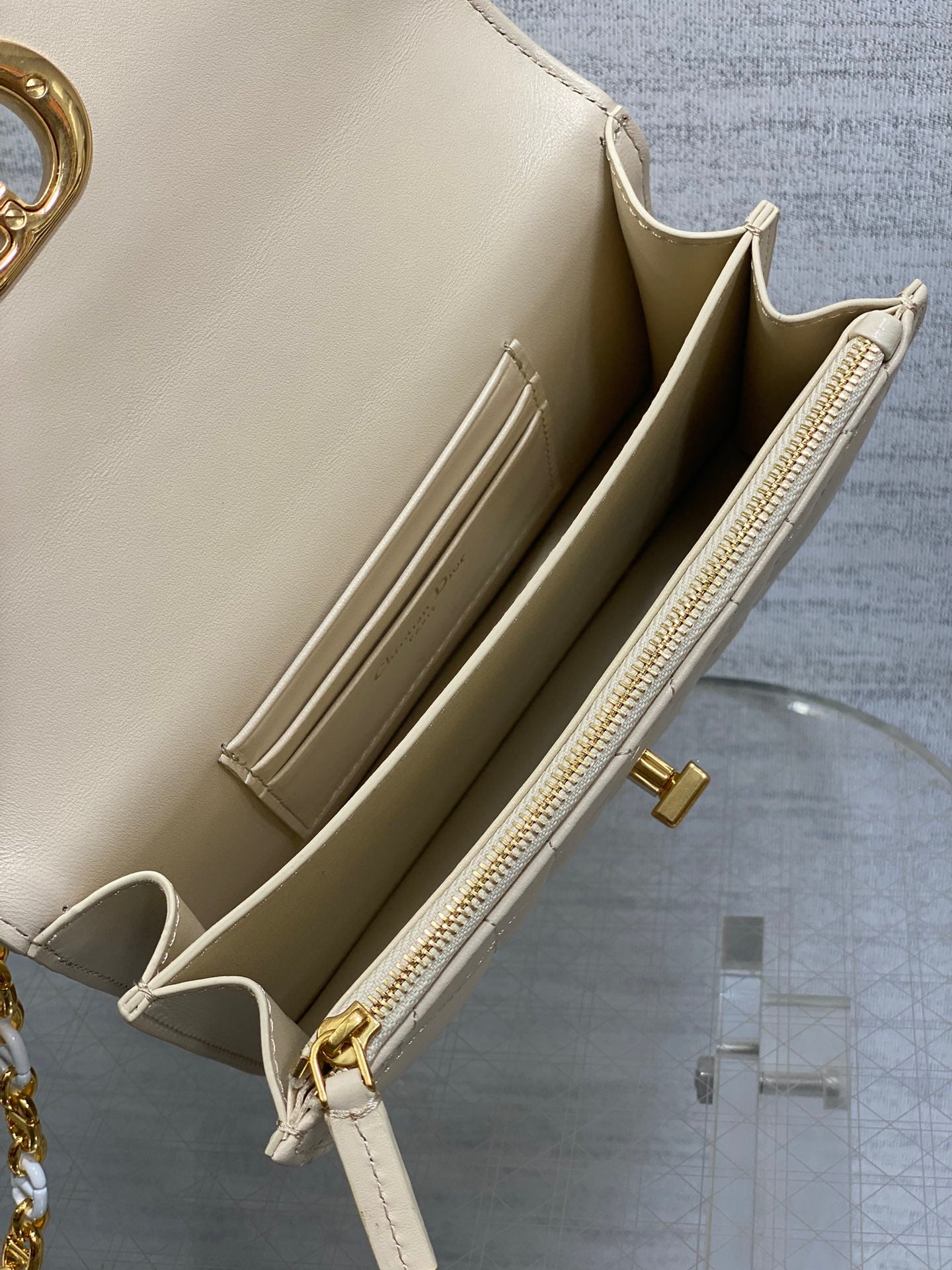 Dior 2025 Miss Caro 17 Bag Beige Calfskin 271086