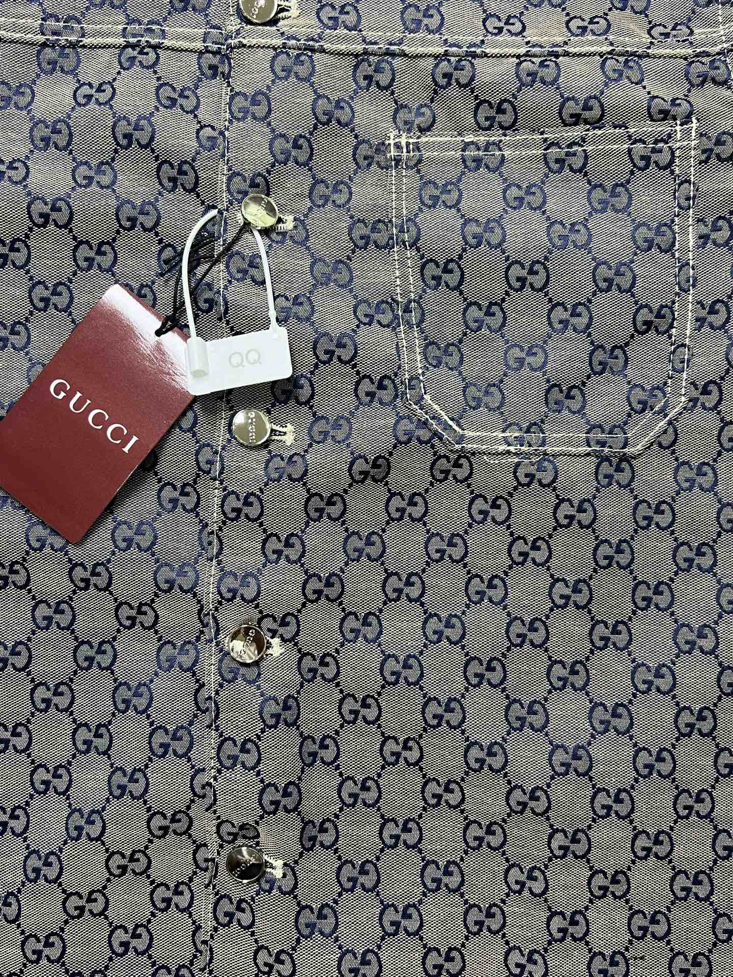 GC 2026 Men's Shirt Taupe Blue Denim 640789