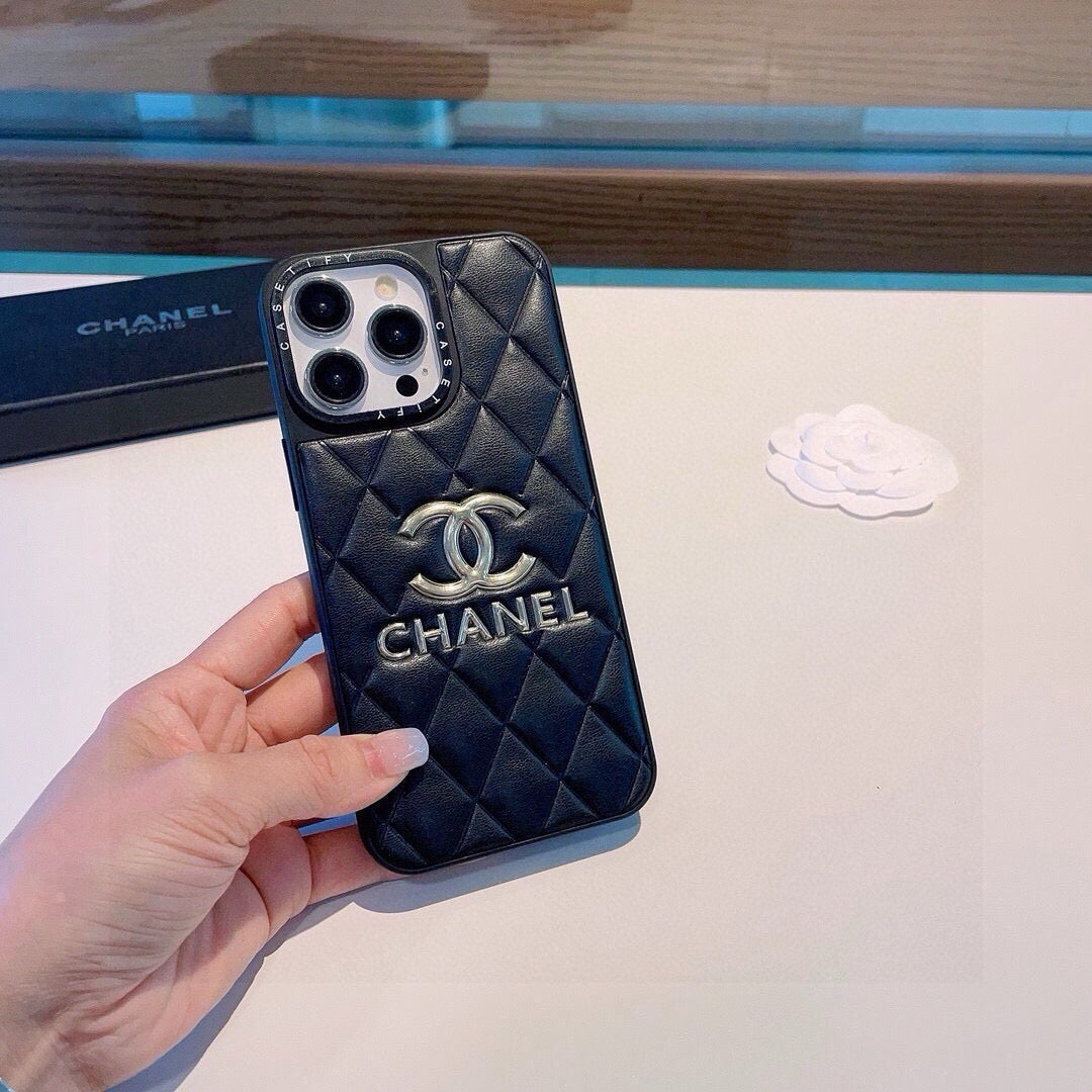 Chanel Gold Logo Phone Case 390502