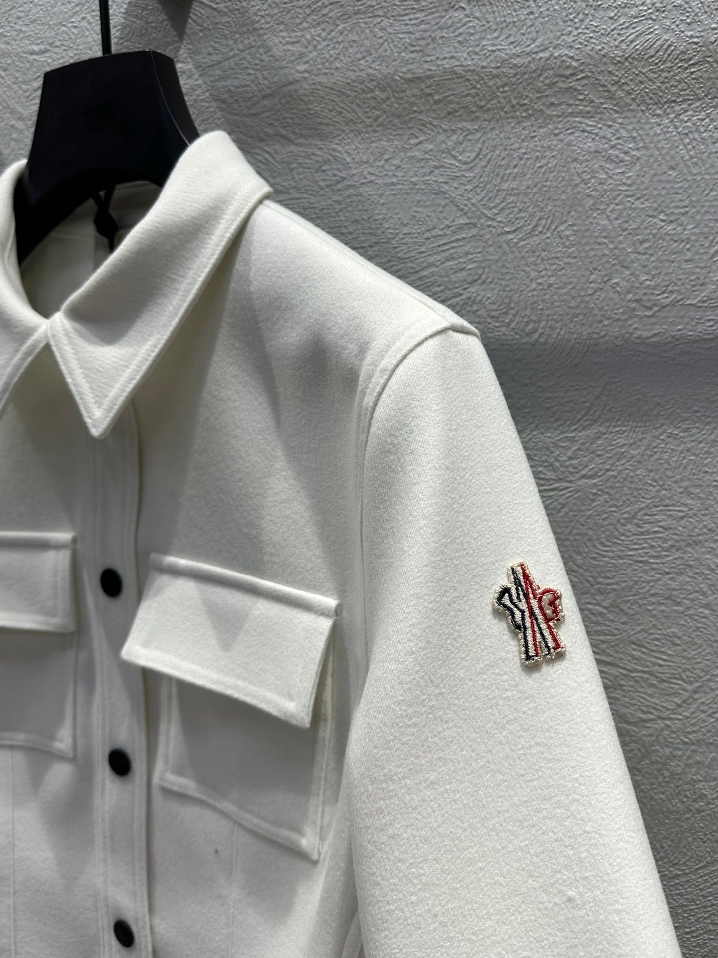Moncler 2025 Grenoble Interlock Shirt Jacket Polyester
